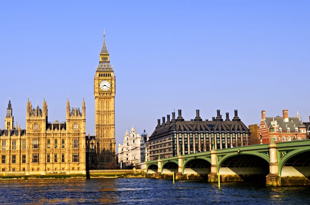 Big Ben and Westminster bridge